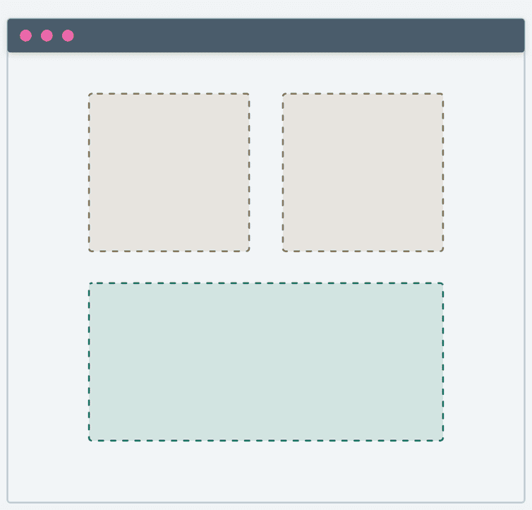 Layout combination wide (two columns: 1/1) + wide